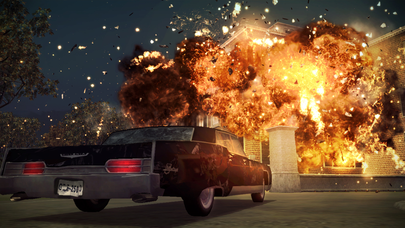Illustration for article titled New Godfather II Screens Are... LOOK! EXPLOSIONS!